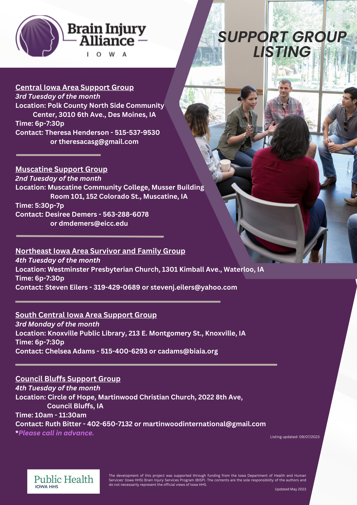 support group listing 2