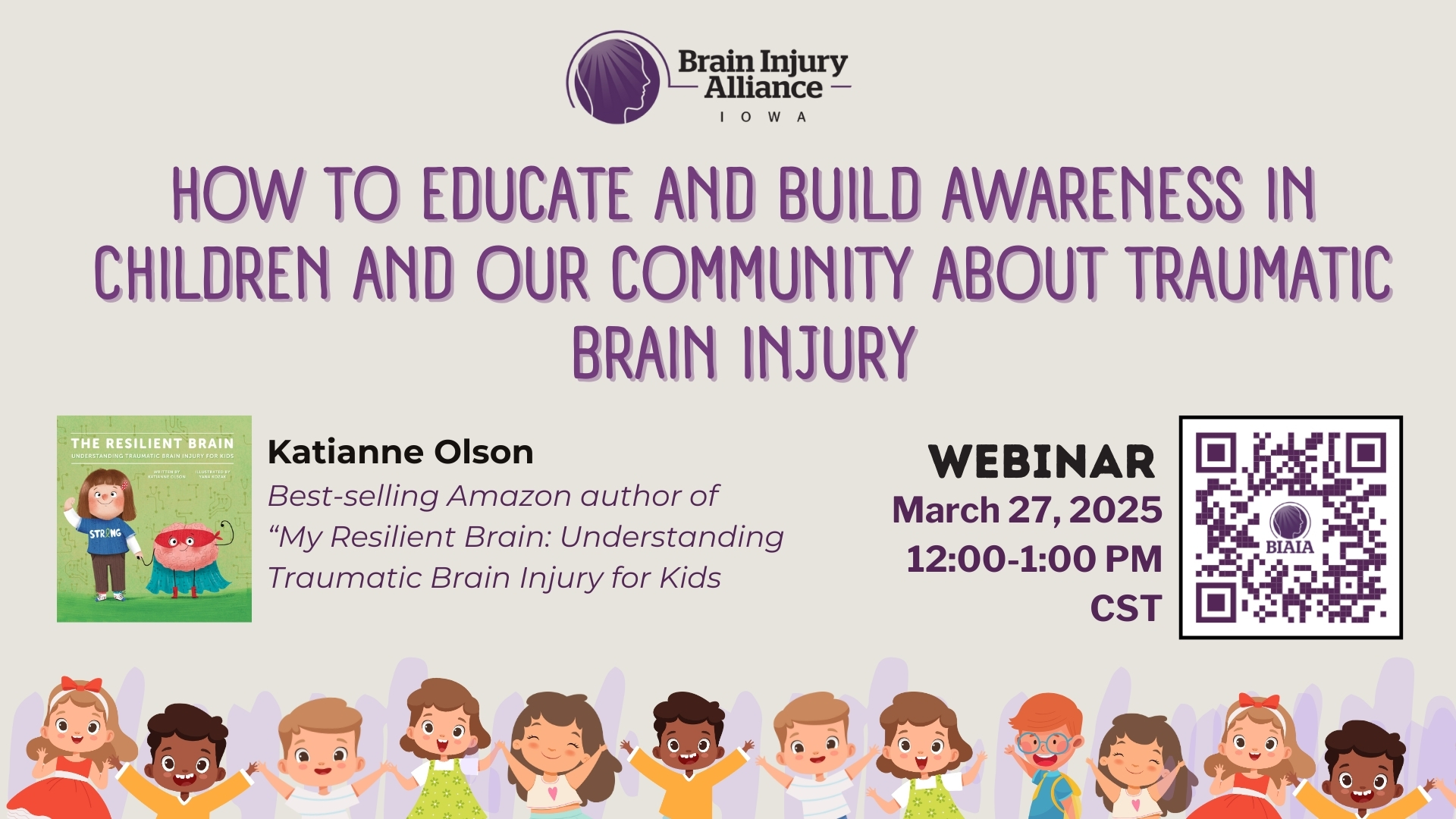 How to Educate and Build Awareness in Children and Our Community About Traumatic Brain Injury