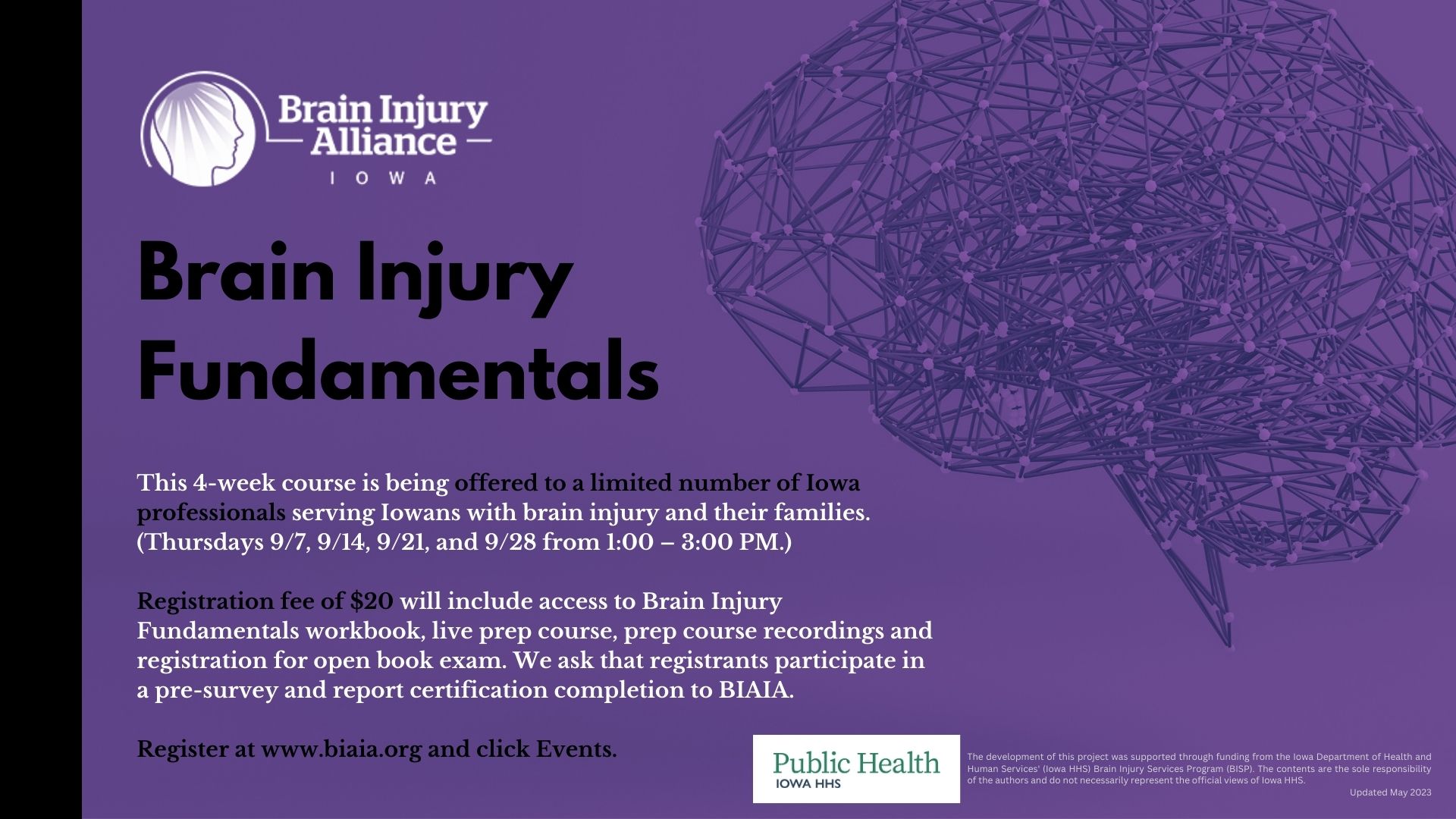 Fall 2023 Brain Injury Fundamentals